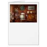 Train - Office - The ticket takers window Greeting Card