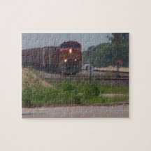 Train on Railroad Blvd Puzzles
