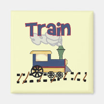 Train on Track Tshirts and Gifts Magnet