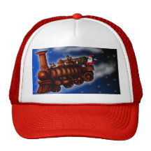 Train Père Noël, chapeau de vapeur Casquette
