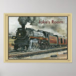 Train Poster with Border