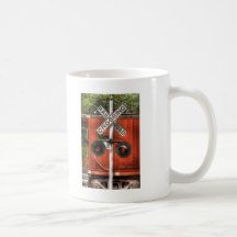 Train - RailRoad Crossing Coffee Mugs