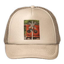 Train - RailRoad Crossing Mesh Hat