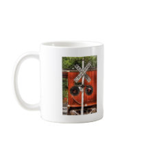 Train - RailRoad Crossing Coffee Mugs