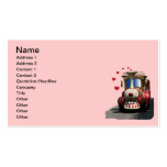 Train rapide d'amour cartes de visite personnelles