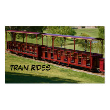 Train Rides Business Cards