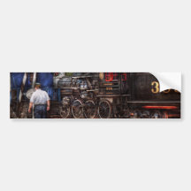 Train - Steam - The conductors job Bumper Stickers