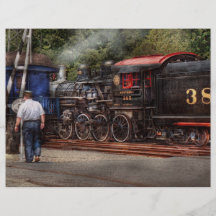 Train - Steam - The conductors job Custom Flyer