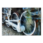 Train Wheels Greeting Card