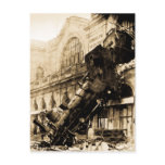Train Wreck at Montparnasse , 22 October 1895 Post Card