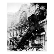 Train Wreck at Montparnasse,  22 October 1895 posters