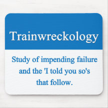 Train Wreck Mousepad