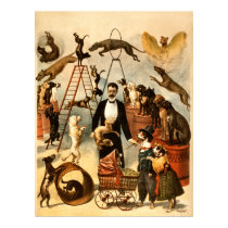 Trained Dog Act 1899 - Vintage Circus Act posters