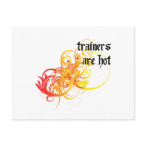 Trainers Are Hot Postcards
