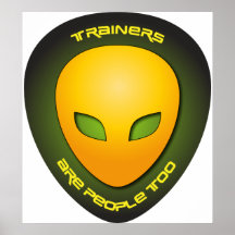 Trainers Are People Too Poster