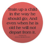 Training Proverbs 22 stickers