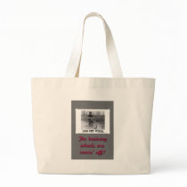 Training Wheels Funny Retro Graduation Tote Bag