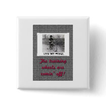 Training Wheels Funny Retro Graduation Button