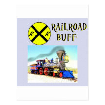 Trains And Railroad Buffs Post Cards