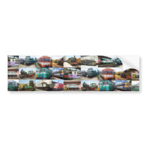 Trains Bumper Sticker