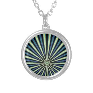 Train's Coming Digital Art Necklace