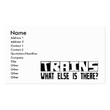 Trains What Else Is There? Business Card Templates