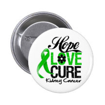 Traitement d'amour d'espoir de Cancer de rein Badges