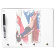 Trampoline Gymnast dry erase board