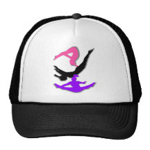 Trampoline gymnast mesh hats