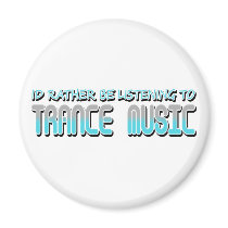 Trance Music Fridge Magnets