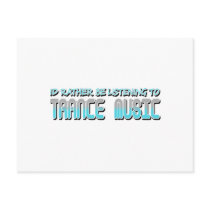 Trance Music Postcard