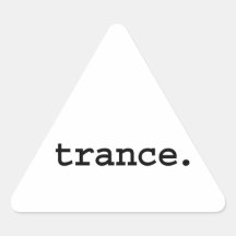 trance. triangle sticker