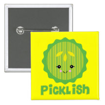 tranche picklish de conserves au vinaigre de kawai badge