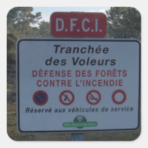TRANchée des voleurs Adhésifs