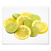 Tranches de citron et de chaux photographie