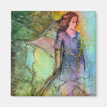 Tranquil Angel Refrigerator Magnet