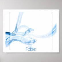 Tranquil Blue Print