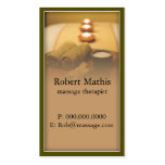 Tranquil Massage Therapist Business Card