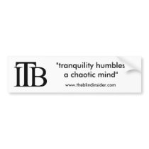 Tranquillity Bumper Sticker