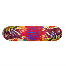 Tranquillity Peace Wolf Skateboard