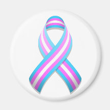 Trans Awareness Ribbon Magnet