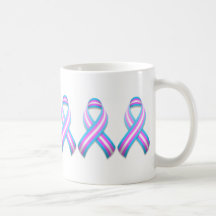 Trans Awareness Ribbon Mug