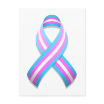 Trans Awareness Ribbon Postcard