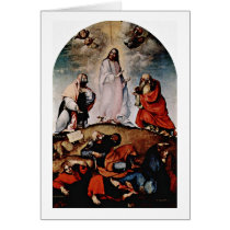 Transfiguration By Lorenzo Lotto Greeting Card