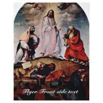 Transfiguration By Lotto Lorenzo (Best Quality) Flyer Design