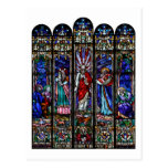 Transfiguration of Jesus Christ Stained Glass Art Postcard