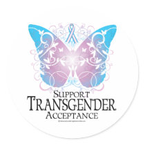Transgender Butterfly stickers