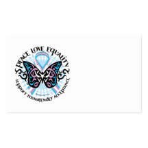 Transgender Butterfly Tribal Business Card
