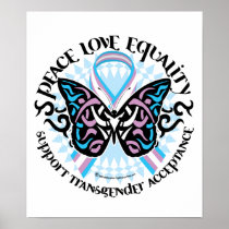 Transgender Butterfly Tribal Posters