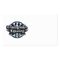 Transgender Equality Tribal Business Card